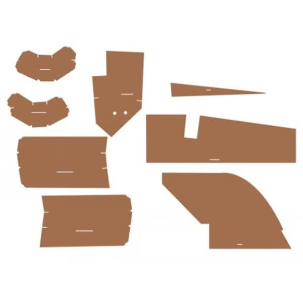 New Tan Cab Kit w/o Headliner Fits Allis Chalmers 8010 8030 8050 8070